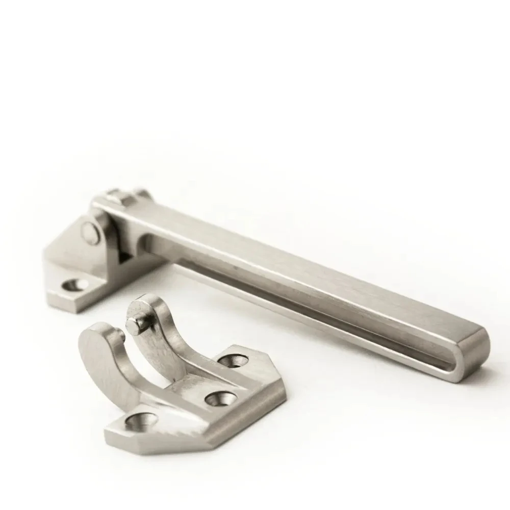 Hotel Home Office Stainless Steel Square Door Bolt With Left & Right Direction Door Latch