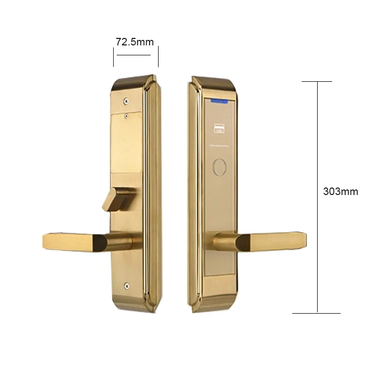 High Quality Smart Waterproof Hotel electronic rfid card door lock system