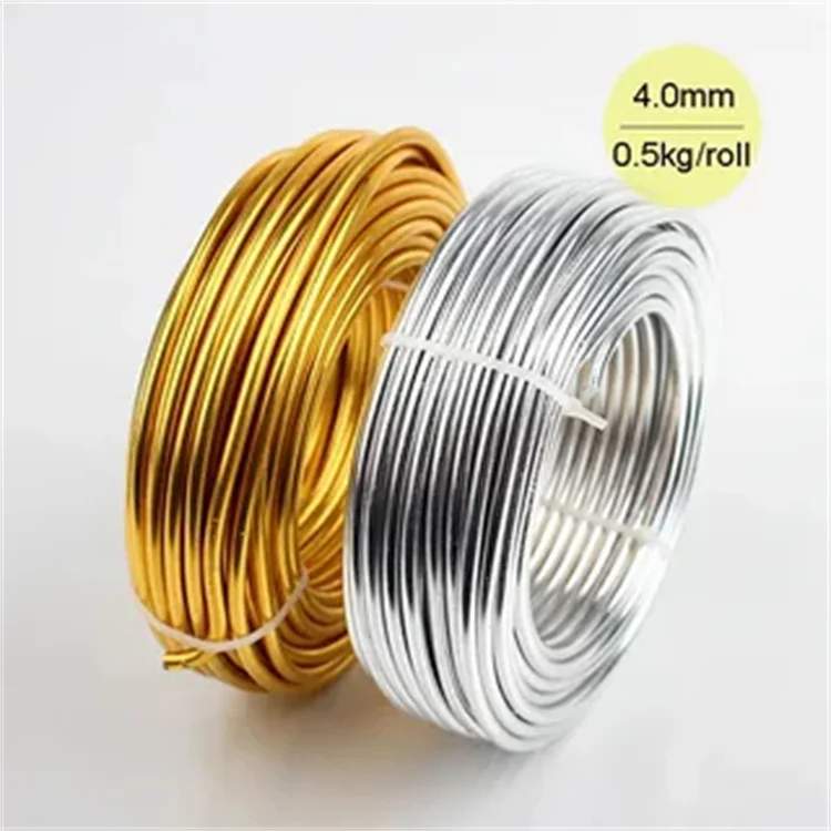 Best Selling 0.2-1mm Solid Colorfast DIY Craft Accessories Aluminum Wire Non Tarnish Gold Plated Gauge Copper Wire