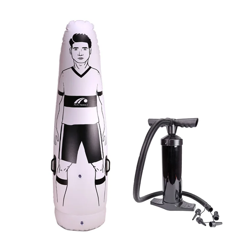 Hot Selling High Quality Portable Soccer Defender Training  Inflatable Soccer Dummy Mannequin 1.75 m  Height