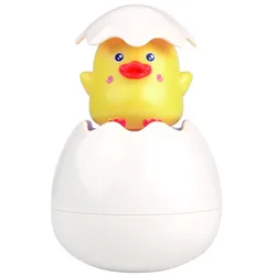 Baby clockwork sound floating mini yellow duck baby bath shower toy