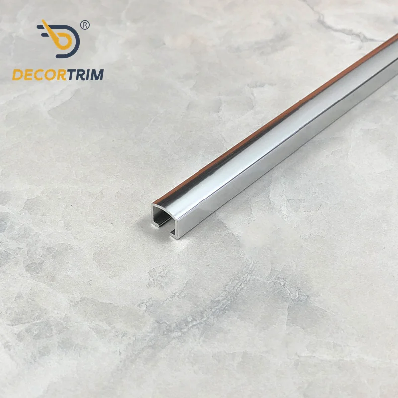 Prolink Metal Wholesales Factory YJ-103 U Channel Profile Aluminum Tile Edge Trim Strip for Ceramic Floor Transition