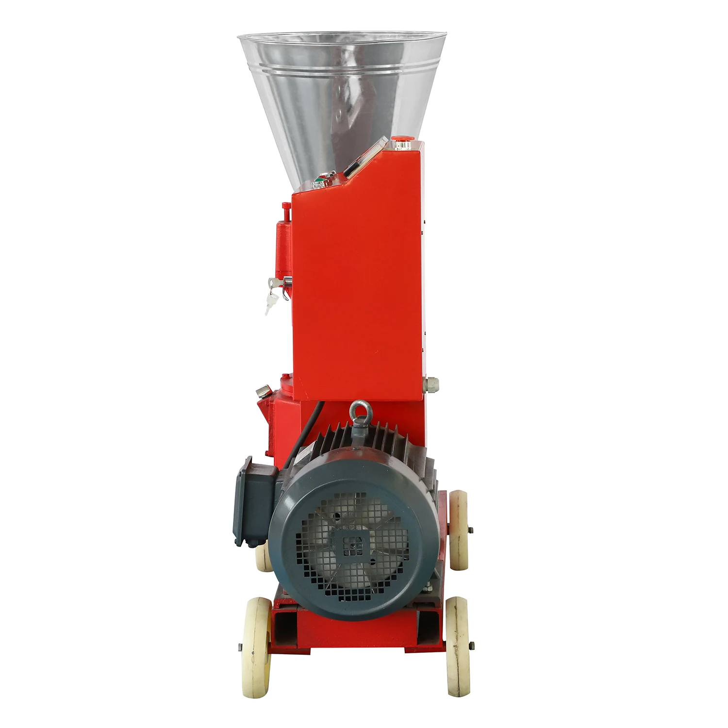 7.5kw KL200 factory supply directly flat die turn animal feed pelletizing machine feed pellet mill