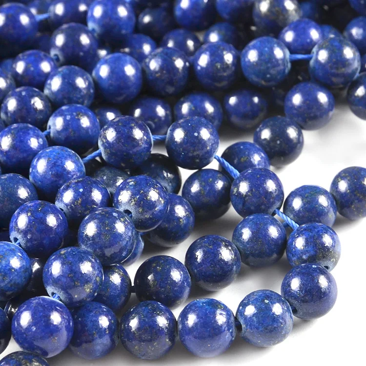 Natural stone beads strand factory direct wholesale loose customize lapis lazuli