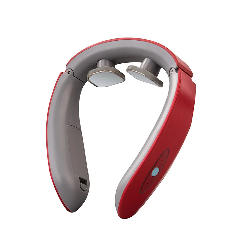 Электронный мини-массажер для шеи, шейный стимулятор ems, Электрический массажер для шеи, импульсный шейный портативный массажер для шеи