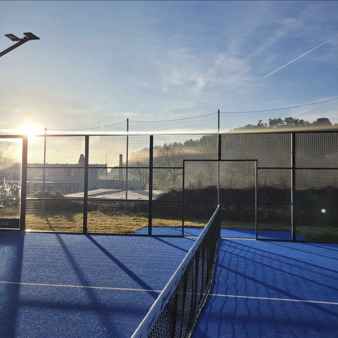 14 Years Wpt Approved Factory 2024 New Design Hot Sale Portable Panoramic Padel Tennis Court with roof cover padel price