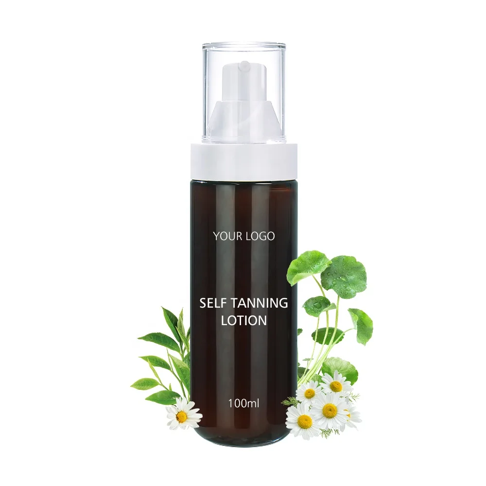 Wholesale Private Label Vegan Tan Accelerator Lotion Natural Sunless Self Tanner Tanning Lotion