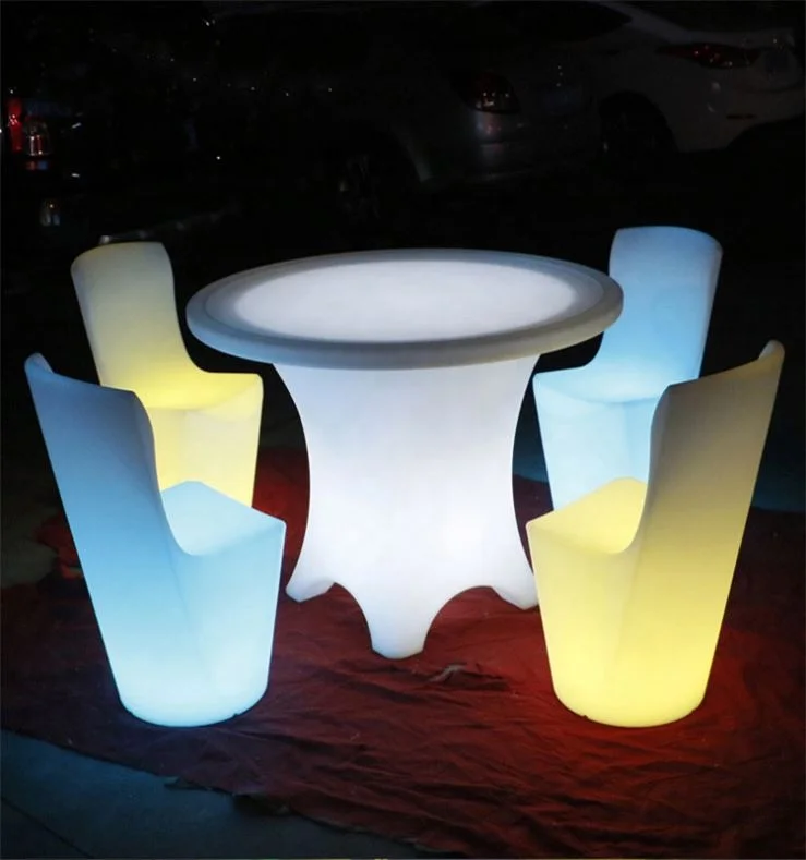 garden lights led outdoor chair set glow bar rechargeable led furniture bar table leisure led bar table and stool sofa furniture