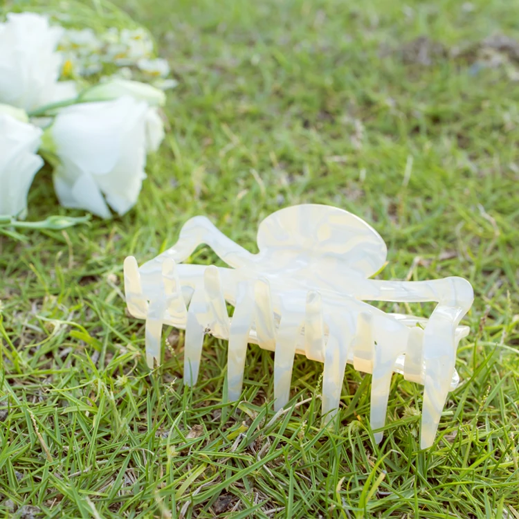 Taimeng Large Claw Clips Cellulose Acetate for Thick Hair Non-slip Cellulose Acetate Hair Claw Clips Hair Accessories