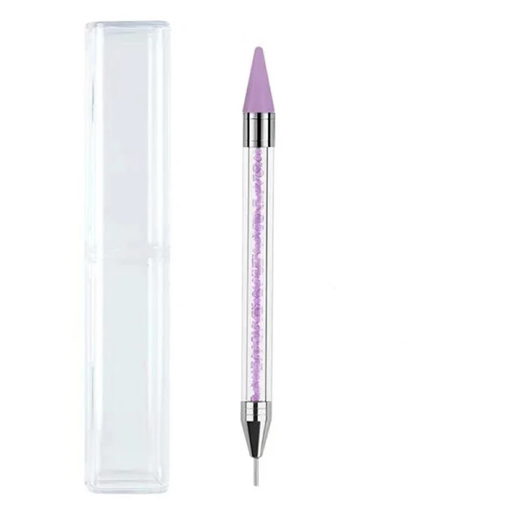 Nails Salon Professional Nail Art Pen Tools Rhinestones Dotting Picker Pick Wax Pen For Crystal