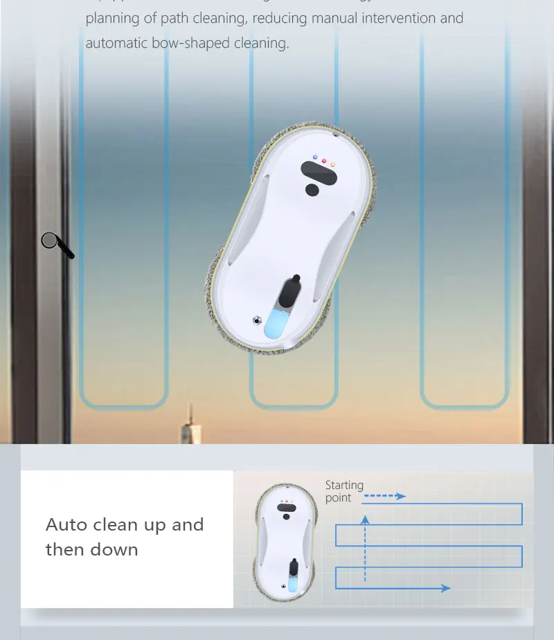 Top quality hot selling automatic smart vacuum cleaner window cleaning robot for household industry use