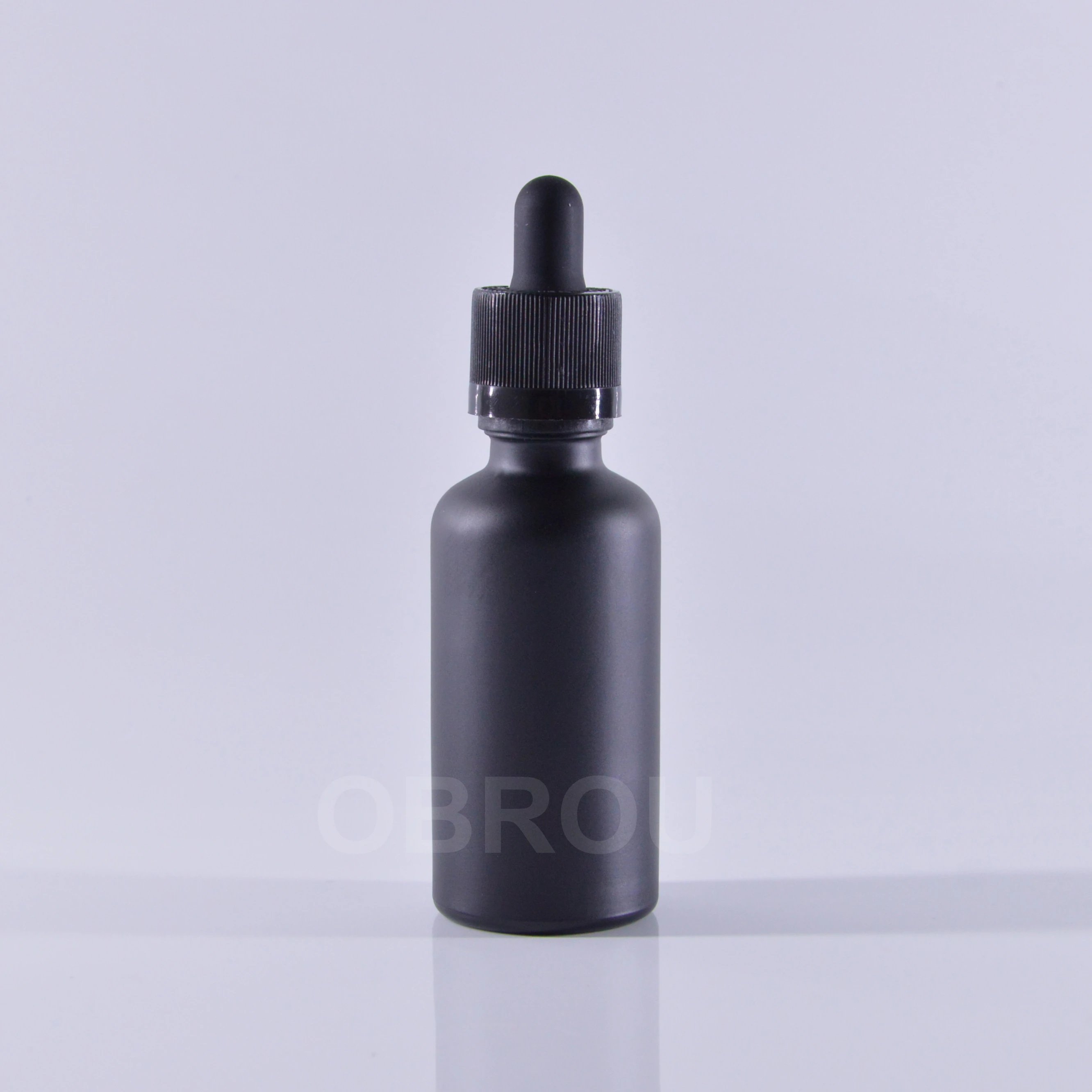 Оптовая продажа, 5 мл, 10 мл, 15 мл, 20 мл, 30 мл, 50 мл, 60 мл, 100 мл, 120 мл, матовый черный флакон с пипеткой для жидкости, стеклянная бутылка с пипеткой для эфирного масла
