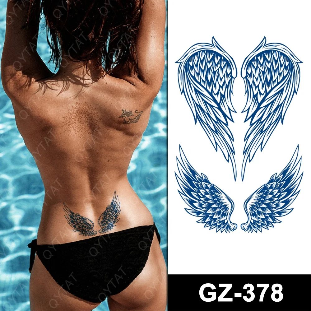 New Designs Factory Sale 100% Herb-Based Last 2 weeks Blue Genipa Semi Permanent Juice Tattoo