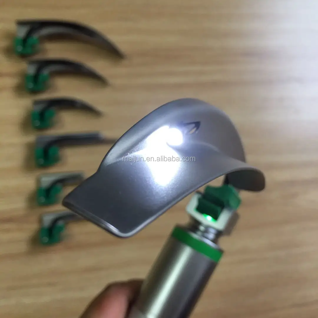 Surgical Stainless Steel Mac And Mill Disposable Laryngoscope Blade Set  Price