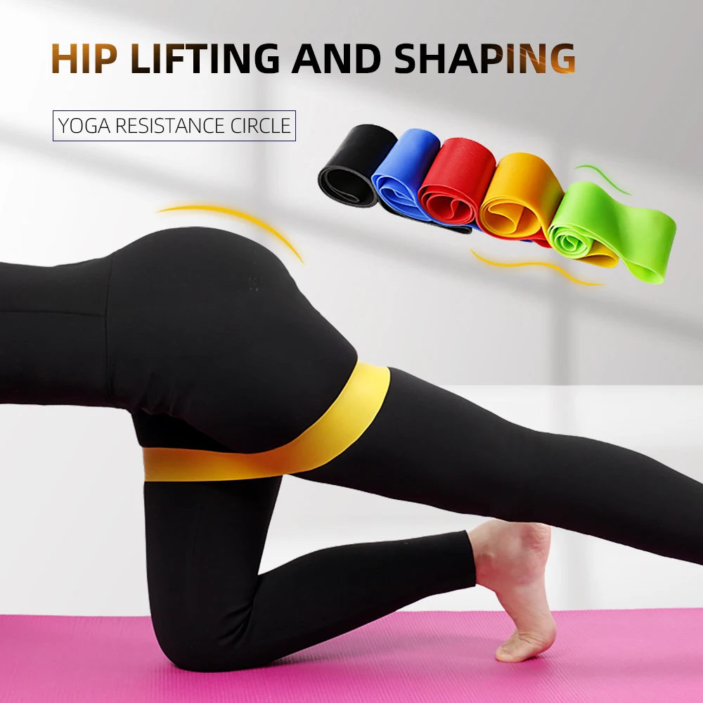 Popular Models Fitness Gym Trainer Latex Resistance Bands Sport Accessories Private Label Squat Buttocks Yoga Resistance Ring