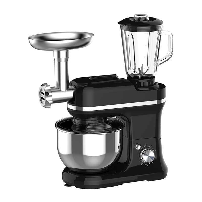3 in 1 Multifunctional Household Stand Mixer with Blender Grinder 5L 6L 7L Mixing Bowl Bread Spiral Mixer Bakery Dough