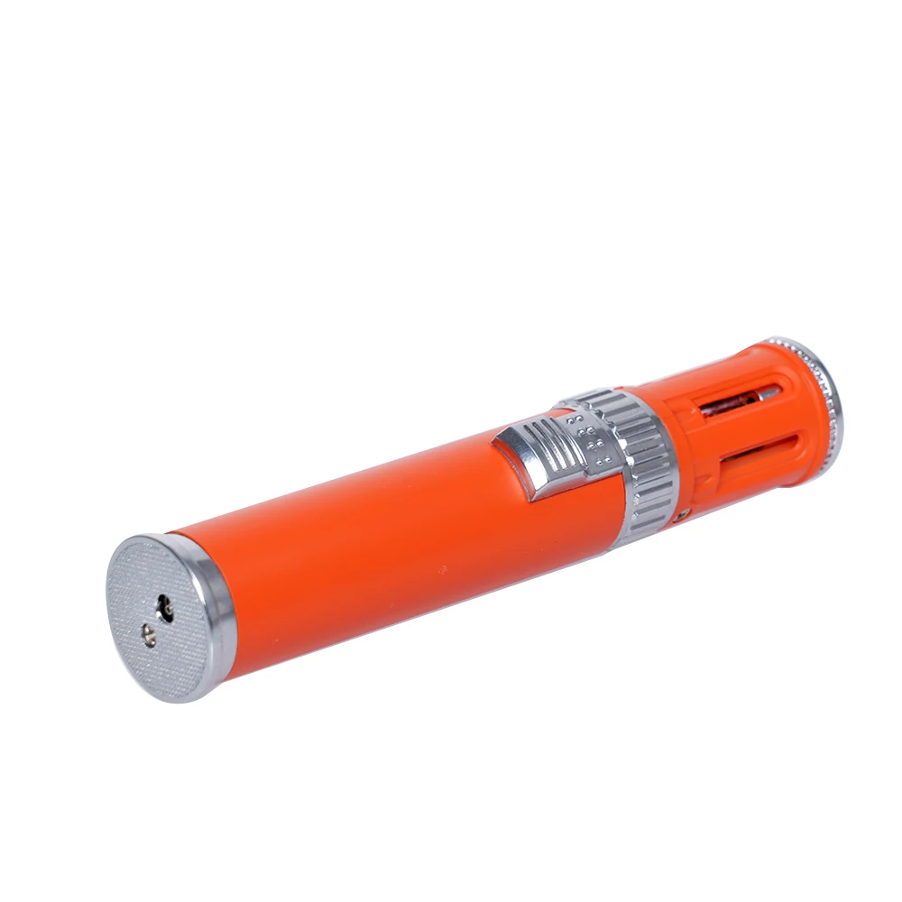 2025 Smoking Accessories 110*23.4*22mm Windproof Direct Injection Lighter Gun Orange Cigarette Cigar Lighter