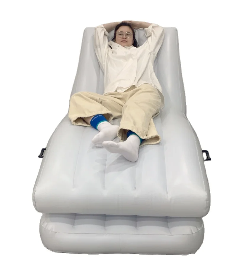 Outdoor Custom Party Inflatable Beach Lounge Float Chair PVC Summer Seaside PVC Swimming Pool Garden beach mattresses