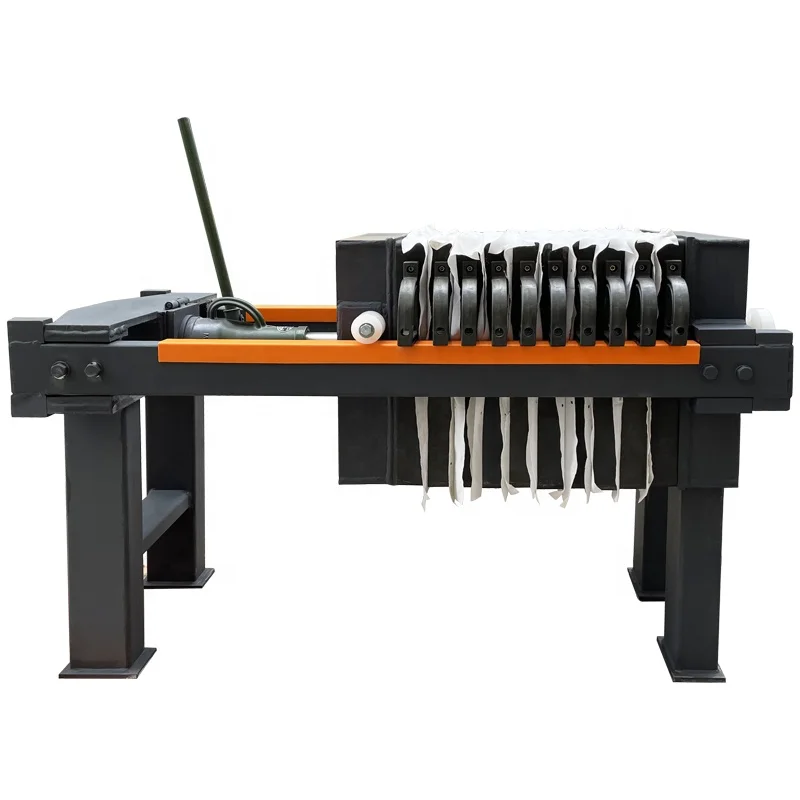 Wastewater treatment equipment sludge filter machine frame filter press machine plate and frame filter press
