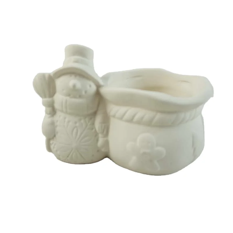 DIY unpaint ceramic paint toy bisque ceramic Acrylic paint figure unfinished statue