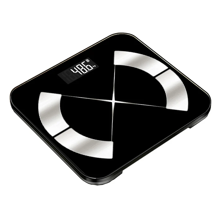 J&R Human Body Weight Measuring Tempered Glass Digital Smart 180kg Wireless Weighing Scale Electronic