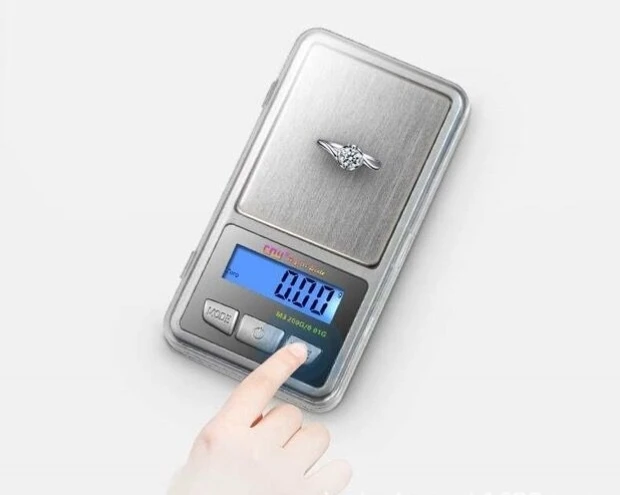 Mini mobile jewelry scale electronic weighing small gram precision pocket scale portable