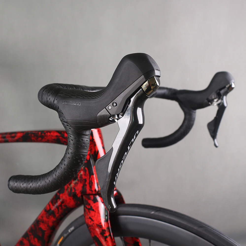 TANTAN Complete bike Full Hidden Cable Disc Brake Road bicycle ultegra R8020 Groupset Carbon frame bicycle part Paint TT-X36