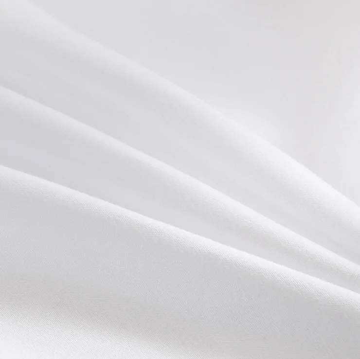 
CVC 80/20 hotel fabric cotton 80% poly 20% hospitality linen fabric raw material cotton fabric 