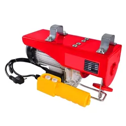Custom Pa300-25 220v Fixed Mini Electric Wire Rope Hoist 300kg Small Electric Wench