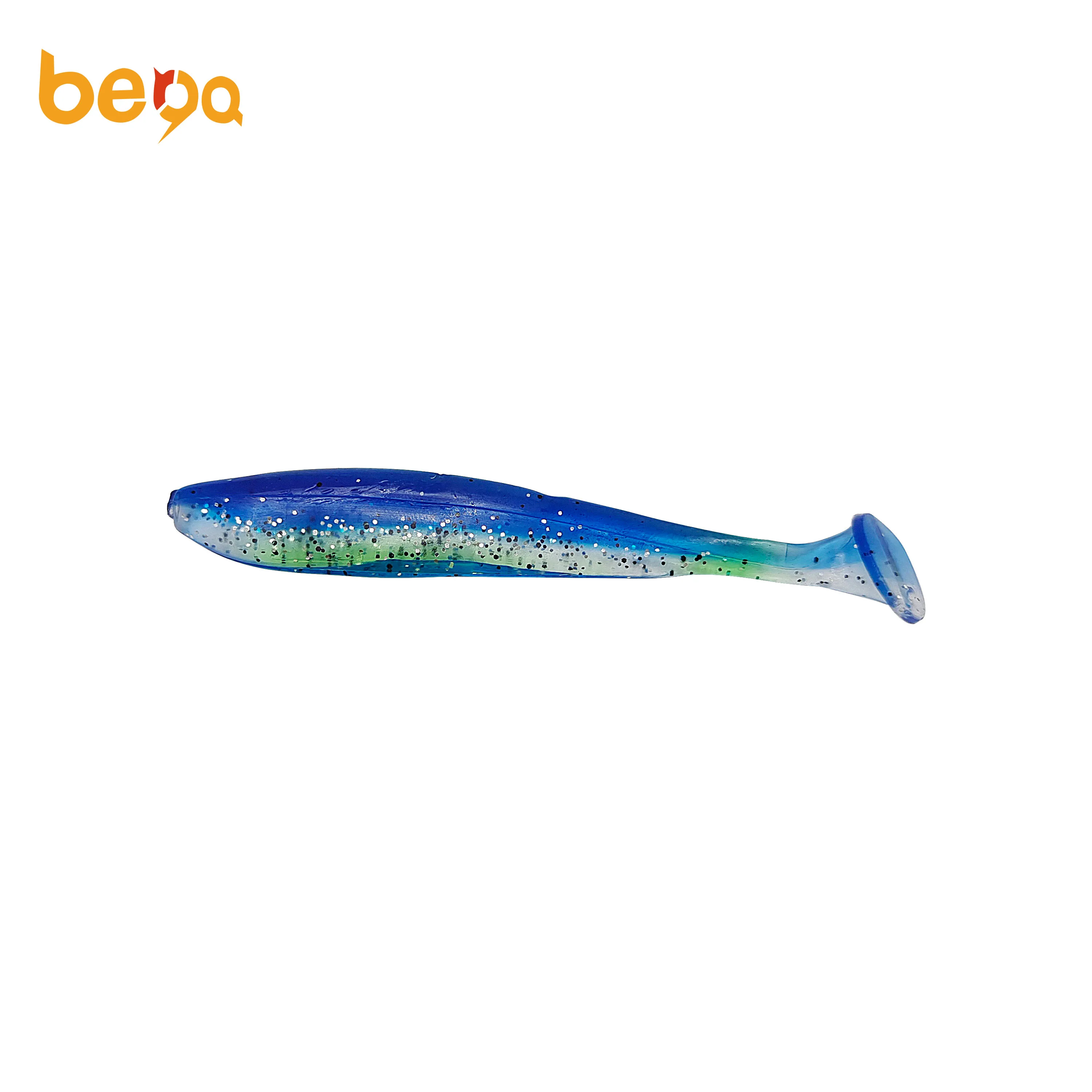 T-tail soft bait Freshwater topfishing T-tail road subsoft worm lead head hook objects long cast bass bait