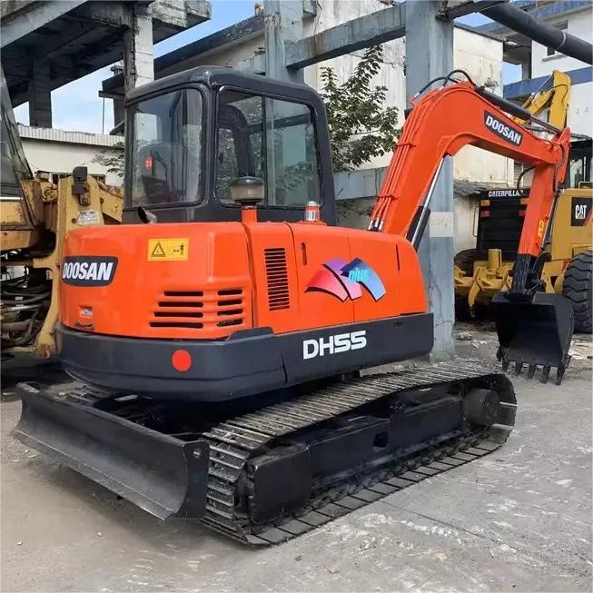Original Import Doosan DH55 Used Small Crawler Excavator On Sale