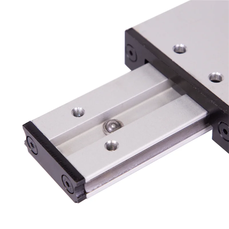 600mm solid aluminum saw guide rail 2 folds heavy duty load drawer slide rail aluminium guide rail