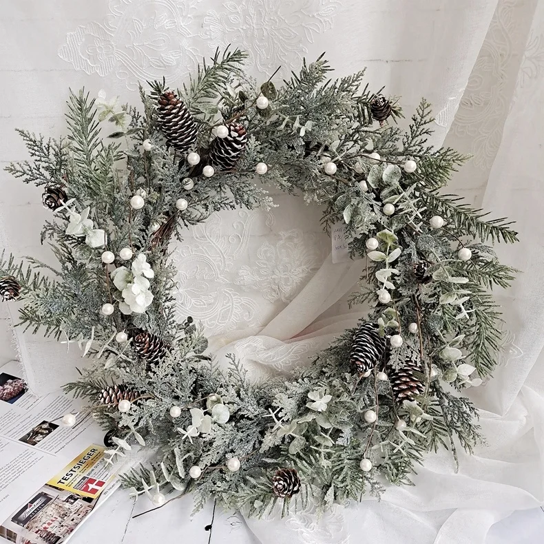 Hot sale merry Christmas outdoor garlands & wreaths christmas decorations christmas wreath