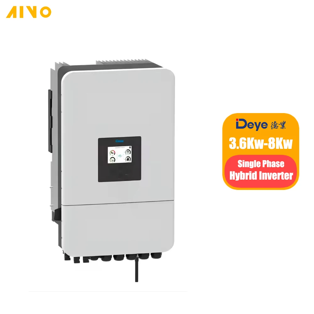 New Type Deye SUN-6K-SG05LP1-EU-SM2 Hybrid Solar Inverter 3.6-8Kw Single Phase Inverter Pure Sine Wave Energy Storage EU STOCK