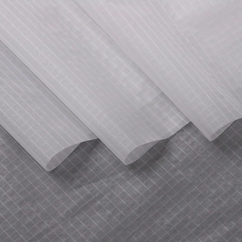 High quality 20D ultralight ripstop nylon fabric waterproof PU coated outdoor parachute tent fabric