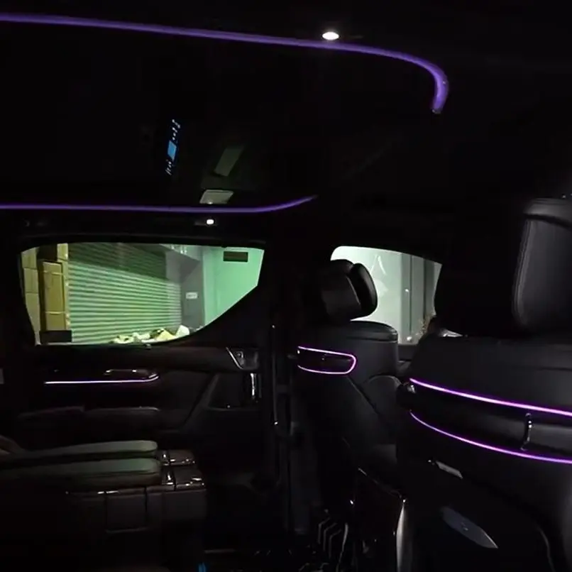 Автомобильная Гибкая атмосферная Светодиодная лента для автомобилей TOYOTA ALPHARD VELLFIRE