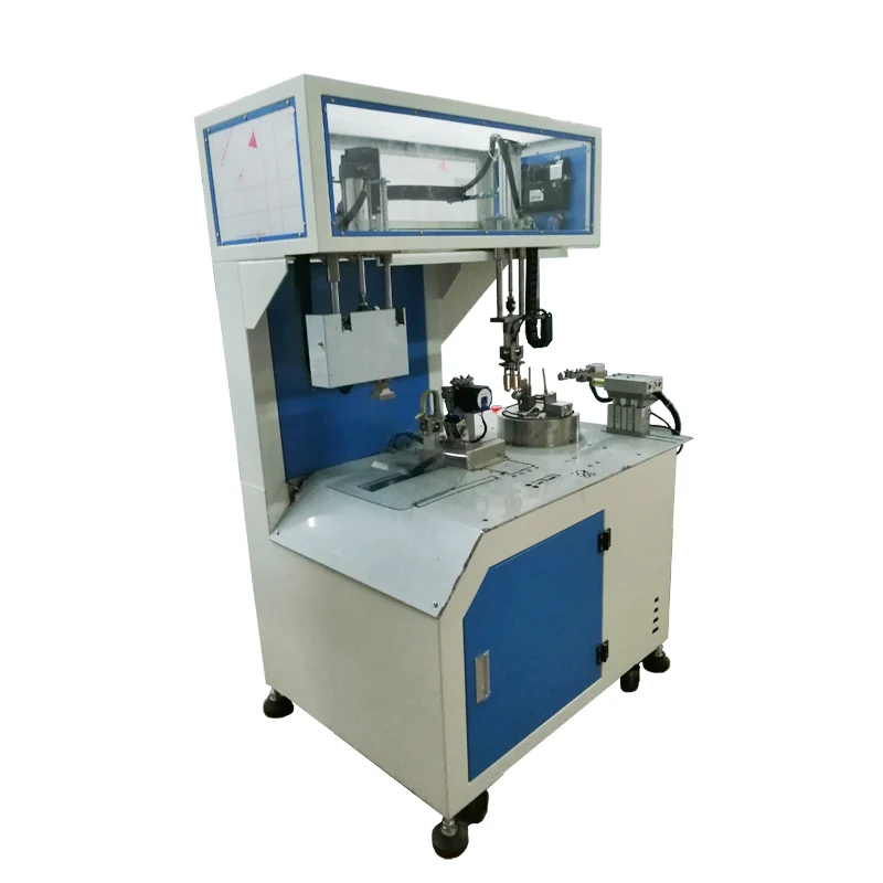 Floor-standing Automatic for small 8 shape coils making Power Cord  cable winding  tying machine