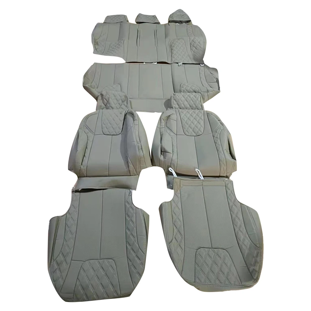 Full Set Universal Car Seat Covers Luxury Fashion Car Interiors Decoration Unique Diamond Design Universal Car Seat Covers set
