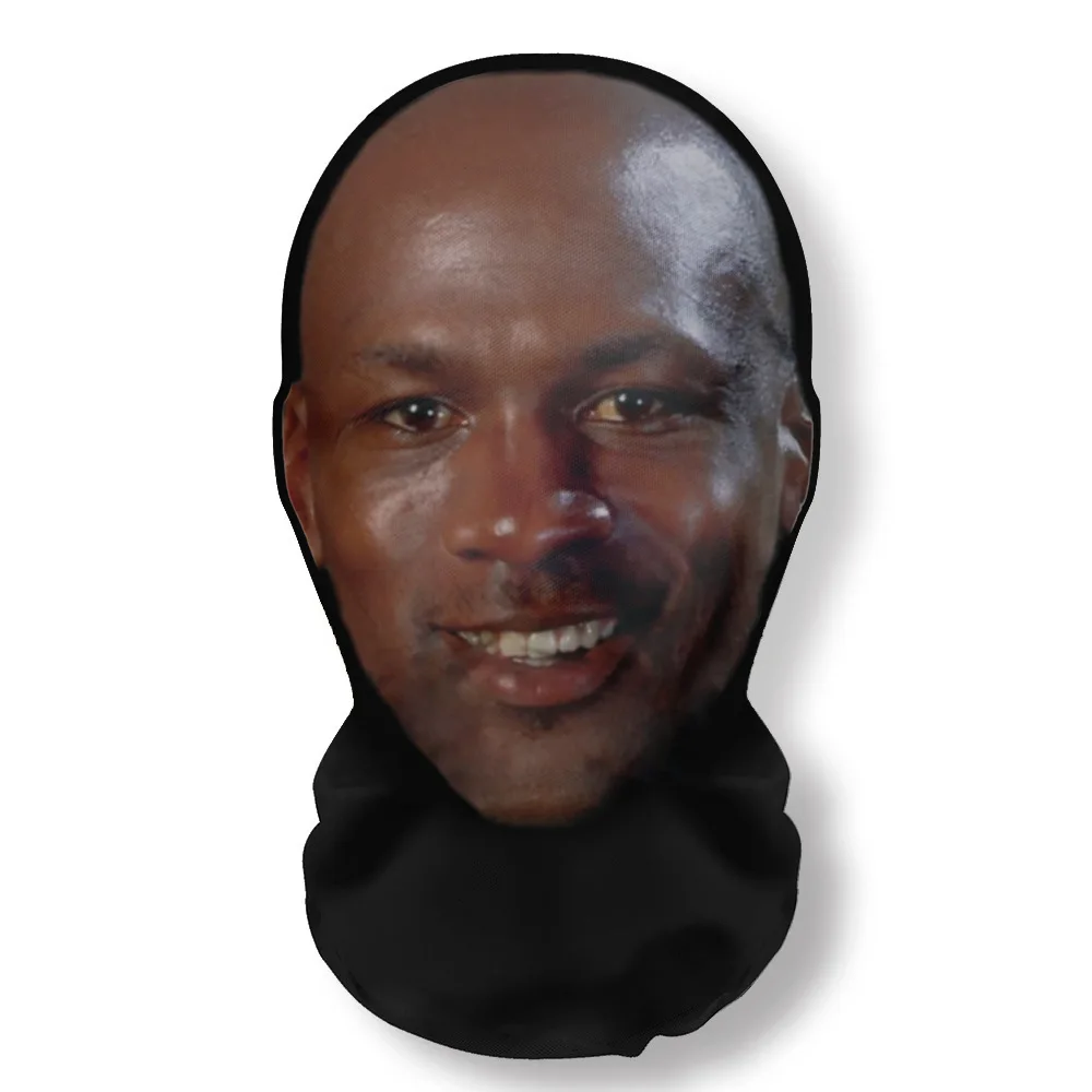 Custom Print  for  Breathable  Sweat  Hat Realistic Kan ye West Full Face Rapper Face Mask Funny Costume Cosplay Adult