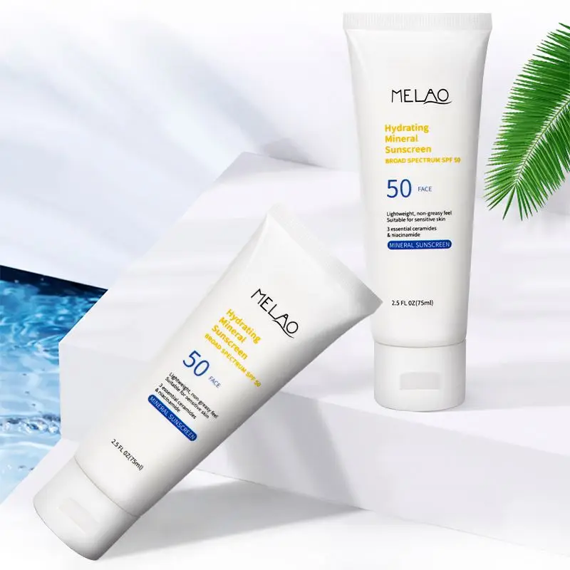 OEM/ODM частная торговая марка солнцезащитный крем SPF50 +/PA +++ блок Защита от солнца натуральный отбеливающий Водонепроницаемый лосьон