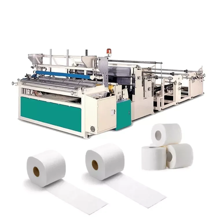 Full Automatic Toilet Paper Roll Production Line Toilet Paper Roll Making  Machine