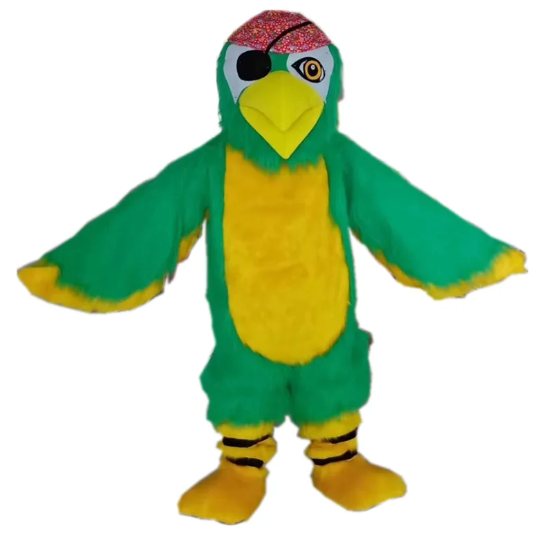 Animal cosplay costumes for adult/pirate parrot mascot costumes