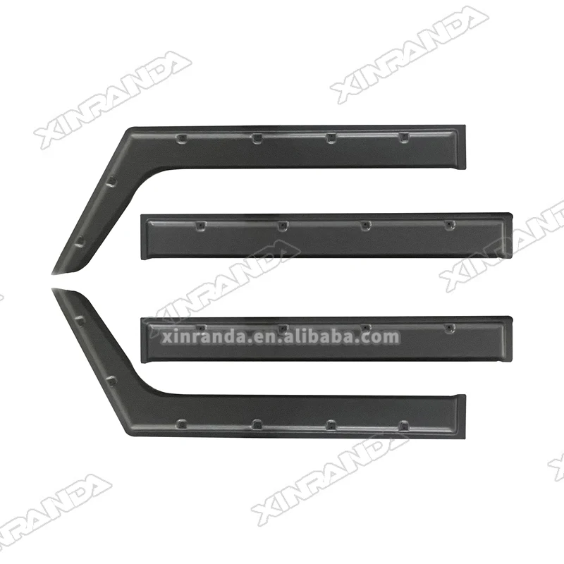 Best Quality 4PCS Car Window Windshield Visor With Screw Decoration Car Windoe Visors Rain Shield For Jimny 5Doors Accessories