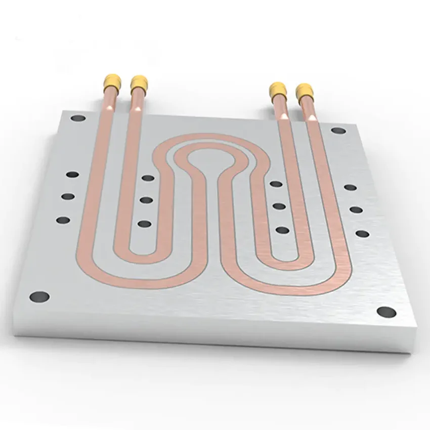 EV Battery cooling system condenser coil evaporator coil plate cooling