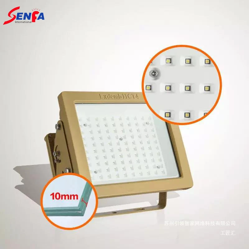 led explosion-proof light Gas station workshop ceiling light 200W outdoor explosion-proof floodlight