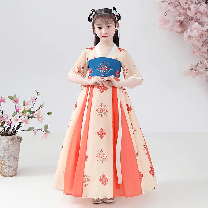 Girl Hanfu Dress Robe Traditionnelle Hanfu Vestido Kid Tang Suit Costume New Arrive Chinese Fairy Hanfu Dress