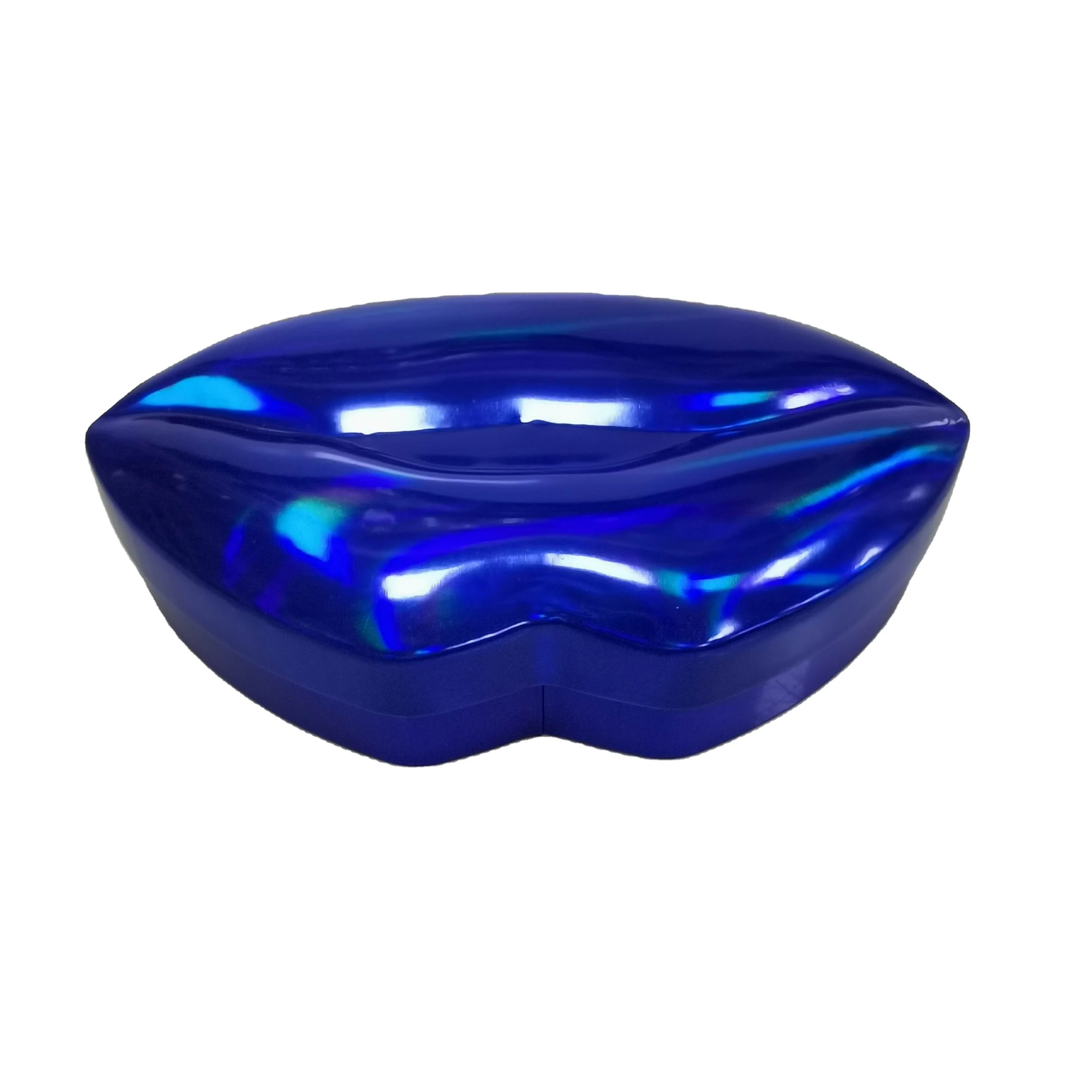 Lip Shaped Metal Tin Can Container case for Cosmetic Tin Packaging
