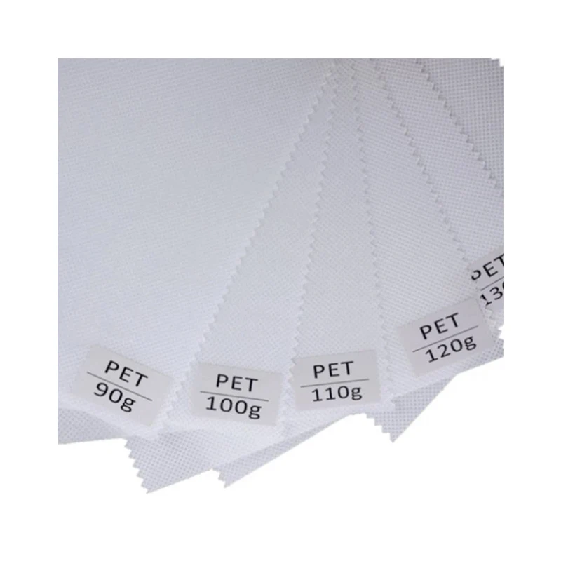 Recycled 100% Polypropylene Raw Material Bonded Nonwoven Fabric Functional PET/RPET Spunbonded Nonwoven