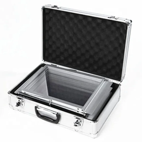 Acrylic Aluminum A4 Brochure Holder Portable Foldable Literature Rack For Tradeshow Magazine Rack Catalogue Stand