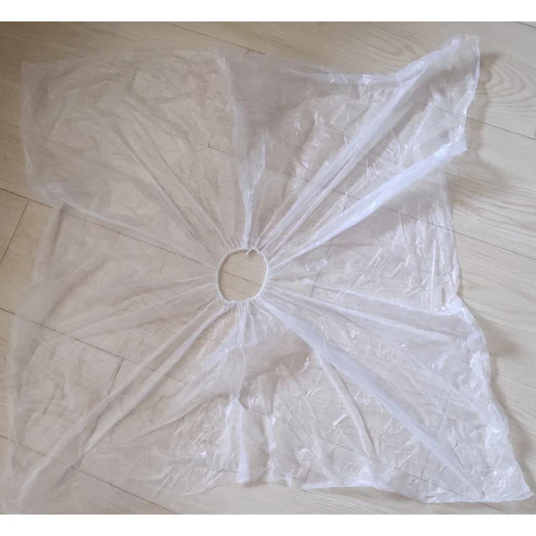 Disposable Hair Cutting Cape Perm Hair Dye Hair Haircut Plastic Cape Waterproof And Anti-Fouling Independent Packing Cape